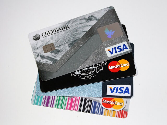 クレジットカードの写真